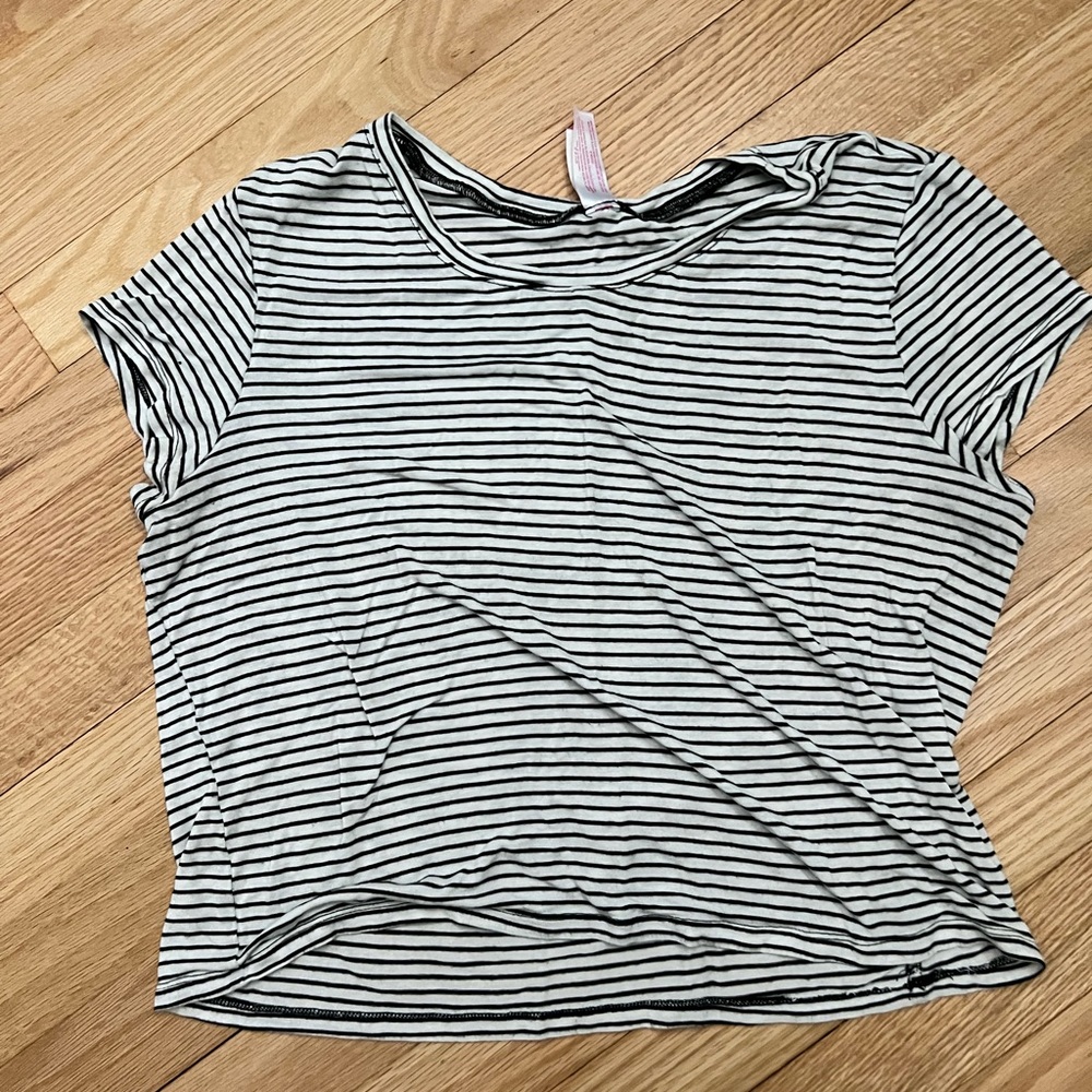 Striped crop top